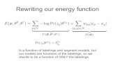 Rewriting our energy function - Artificial Intelligencevision.stanford.edu/.../dmandle_presentation.pdf · Some intuition When every pixel in its own bucket, then for all buckets: