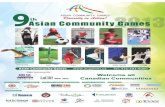Swimming Golf Cricket Badminton Table Tennis Fencing Asian …€¦ · Table Tennis Fencing Asian Community Games Tel: 416-593-6060 Major Sponsored By : ING T Welcome all ORGANIZED