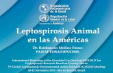 Leptospirosis Animal en las Américas · PANAFTOSA Centro Panamericano de Fiebre Aftosa Salud Pública Veterinaria PANAFTOSA Centro Panamericano de Fiebre Aftosa (Río de Janeiro,