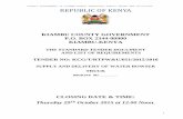 THE STANDARD TENDER DOCUMENT AND LIST OF … · 2018-10-12 · COUNTY GOVERNMENT OF KIAMBU–ROADS TRANSPORT,PUBLIC WORKS AND UTILITIES 3 Introduction 1.1 This Standard Tender Document