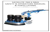 SATELLITE 760-6 MkII Satellite 760-6 MKII User... · SATELLITE 760-6 MkII Floorex Products 5. 1800 356 673 Operating Instructions 01. Wear clothes suitable for the job and for the