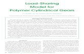 Load-Sharing Model for Polymer Cylindrical Gears · sharing, LaMCoS provides a solution for the displacement compatibility equation. The influence coefficients method is used to separate