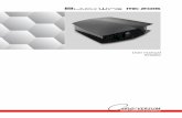 Changes - cineversum.com · R599860 - Blackwing MK2016 User Manual 2 Changes Cineversum provides this manual ‘as is’ without warranty of any kind, either expressed or implied,