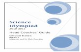 Science Olympiad Region 7 Coaches' Handbook handbook.pdf · Science Olympiad Regional Organizational Structure The organizational structure of Macomb Science Olympiad is pretty straight-forward.