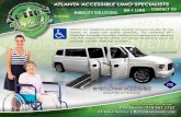  · Limousines operates Atlanta's Wheelchair Accessible Limousine and delivers quality chauffeured transportation. Our customer service representatives can answer any question you