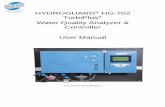 HYDROGUARD TurbiPlus Water Quality Analyzer & Controller ... · HYDROGUARD® HG-702 . TurbiPlus® . Water Quality Analyzer & Controller . User Manual . Document ID HG702TPUM1.4