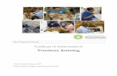 Veterinary Assisting - University of Hawaii · veterinary tech program on the mainland in hopes of offering an accredited hybrid program. Unfortunately, WCC was unable to realize