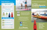PaddleSports canoes, stand-up paddleboards and Weekend MAY … · 2020-06-16 · to stand up on the board, forward and turning strokes, and how to remount from the water. Registration