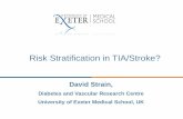 Risk Stratification in TIA/Stroke?medicine.exeter.ac.uk/media/universityofexeter/medical...2 Disclaimer “I would never allow a scientist to partake in my government – Give them