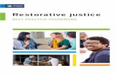 Restorative justice...Restorative justice is a community-based response to crime that aims to hold offenders to account for their offending and, as far as possible, repair the harm