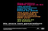 One million NEETs aged 16-24 182,000 construction more lost...No more lost generations One million NEETs aged 16-24 182,000 construction jobs to be filled by 2018 Yet just 7,280 completed
