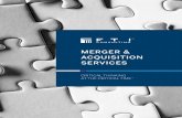 MERGER & ACQUISITION SERVICES · Merger & Acquisition Integration (“MAI”) is a critical stage of the deal continuum. FTI Consulting’s knowledge of the entire deal lifecycle
