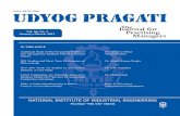 NATIONAL INSTITUTE OF INDUSTRIAL ENGINEERING Jan-Mar 2012_web.pdf · UDYOG PRAGATI - The Journal for Practising Managers Vol. 36, No. 1, January-March, 2012 Udyog Pragati is published