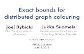 Exact bounds for distributed graph colouring · Exact bounds for distributed graph colouring Joel Rybicki SIROCCO 2015 July15, 2015 Helsinki Institute for Information Technology &