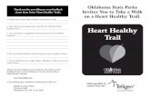 Oklahoma State Parks Thank you for providing us your ... · State Park’s Heart Healthy Trail The paved portion of the Running Deer Trail is this park’s Heart Healthy Trail. The