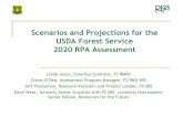 Scenarios and Projections for the USDA Forest Service 2020 RPA … · 2019-10-29 · Scenarios and Projections for the USDA Forest Service 2020 RPA Assessment Linda Joyce, Emeritus