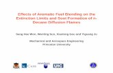 Effects of Aromatic Fuel Blending on the Extinction Limits and … · 2008-10-29 · Conclusions •The extinction limits of 1,3,5 and 1,2,4 trimethy-benzenes are much narrower than