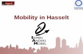 Mobility in Hasselt · Free Public Transport Year Users / year Times more 1996 350.000 1997 1.498.088 4,28 more 2000 3.178.548 9,08 more 2005 4.257.408 12,16 more