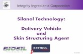 SilanolTechnology: Delivery Vehicle and Skin Structuring Agent · Young Aged Silanol cells cells 2.5% in FCS in FCS Young skin Aged skin Aged skin 31 yrold 51 yrold + Silanoltreatment