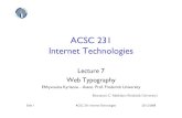 ACSC 231 Internet Technologies - FITstaff.fit.ac.cy/com.ke/files/acsc_231/Lecture 7.pdf · ACSC 231 Internet Technologies Lecture 7 Web Typography Ef h lEfthyvoulos Kyriacou - U dk