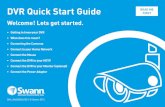 DVR Quick Start Guide READ ME FIRSTuoAVquL.pdf · READ ME FIRST. 4 Getting to know your DVR Congratulations on the purchase of your Swann DVR. This quick start guide will assist you