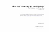 ThinApp Package.ini Parameters Reference Guide - ThinApp 4.7 · Contents About This Guide 7 1 Configuring Package Parameters 9 2 Package.ini File Structure 11 3 Package.ini or ##Attributes.ini