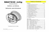 SUBJECT PAGE Wheels & Brakes - Hosted Shopping …...Wheels & Brakes WI60L & WI62L Wheels and Brakes Technical Service Guide REV E 08/2018 CHECK WEBSITE FOR LATEST REVISION -2- REV