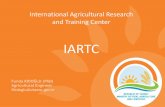 International Agricultural Research and Training Center · Research and Policies (GDAR) of Ministry of Food, Agriculture and Livestock . Preparation and carrying out international