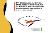 World Taekwondo Oceania (WTO)internetentries.com/wtooceania/infopack.pdf · 2020-05-25 · World Taekwondo Oceania does not refund entry fees paid. Fees will cover IR Fees, Medals,