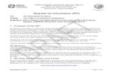 Request for Information (RFI) · 9/20/2017  · State of California CMIPS Electronic Visit Verification Office of Systems Integration RFI #32236 September 20, 2017 Page 2 of 21 TABLE