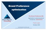 Brand Preference optimization - Smart Pharma · Brand Preference optimization 9 Smart Pharma Consulting AbbVie recently launched a global brand called “AbbVie Care” which aims