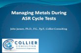Managing Metals During ASR Cycle Tests - Texas Groundwater … · 2018-04-19 · • USEPA estimates that of 307 active ASR sites (542 wells) in 2009, 14 non-operational, 65 plugged