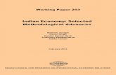 Indian Economy: Selected Methodological Advances PAPER 253.pdf · 2014-09-12 · Indian economy is. The HP filter technique 2, as proposed by Hodrick and Prescott (1980), is the most