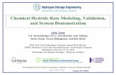 Chemical Hydride Rate Modeling, Validation, and …...Final prototype designs for all media types DOE & ECoE Q2 FY12 Phase 3 D25 Logistics plan for testing and evaluating subscale