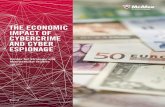 THE ECONOMIC IMPACT OF CYBERCRIME AND CYBER ESPIONAGE€¦ · • Cybercrime, which costs the world hundreds of millions of dollars every year • The loss of sensitive business information,