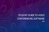 Trial of Video conferencing software User Guide - Zo… · VIDEO CONFERENCING –COMMUNICATION PROTOCOL 1. All students need to mute the audio sound and disable “Start Video”
