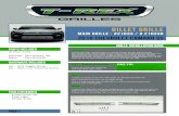 BILLET Grille - CatalogRack...GRILLE Installation Guide BILLET Grille Main Grille - #21033 / # 21033B 2016 Chevrolet Camaro SS Page 2 FIG 6 FIG 2 FIG 3 FIG 4 FIG 5 STEP 3 3) Insert