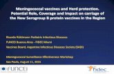 Meningococcal vaccines and Herd protection. Potential Role ... · Meningococcal vaccines and Herd protection. Potential Role, Coverage and Impact on carriage of the New Serogroup