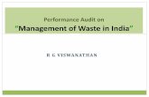 Draft Performance Audit on “Management of Waste …iced.cag.gov.in/wp-content/uploads/C-21/PA on Waste...implementation of bio-medical waste rules were set up only in 47% of the