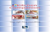 Kitchen Companion: Your Safe Food Handbook€¦ · include pregnant women and their unborn babies, newborns, young children, older adults, and people with weakened immune systems.