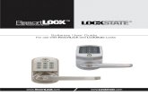 Software User Guide For use with ResortLock and LockState Locks · 2020-01-03 · Add locks manually, change lock names & settings. Setup a new lock with the ibutton programming key.
