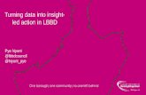Turning data into insight- led action in LBBDD.pdf · Turning data into insight-led action in LBBD. This is us • Population of 212,000 • Most deprived borough in London and one