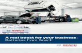 A real boost for your business Batteries from Bosch · Mobile and independent for leisure activities and lighting: Bosch L4 batteries Mobile energy Bosch L4 batteries provide power