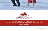 RETURN TO SKATING · Skate Canada activities with limitation. All Skate Canada sections may resume activities only if permitted by the jurisdiction in which they are located. For
