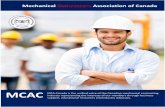 MCAC · MCAC MCA Canada is the unified voice of the Canadian mechanical contracting industry representing the interests of our members through business support, educational resources