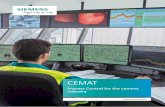 CEMAT...5 More productivity CEMAT ensures a significant boost in productivity throughout the entire life cycle of your plant. In the production phase, self-descriptive standard faceplates