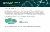 BIOCENTURY...For over 25 years, BioCentury has helped C-level biotech executives and global investors make business-critical decisions by providing independent deep-dive analysis,