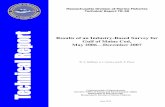 Results of an Industry-Based Survey for Gulf of Maine Cod ... · began in November 2003. This cooperative research effort was designed to study cod stock distribution and demographics