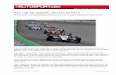The top 10 IndyCar drivers of 2014 - diariomotorsport.com.br€¦ · the throttle problem on the grid at Mid-Ohio and the opening lap accident damage at Sonoma were catastrophic.