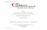 2018 Request for Qualifications (RFQ) Graphic …...RFQ# 18-006 Graphic Design Services Proposals Due – 11/8/2018 Children’s Services Council of Palm Beach County Request for Qualifications